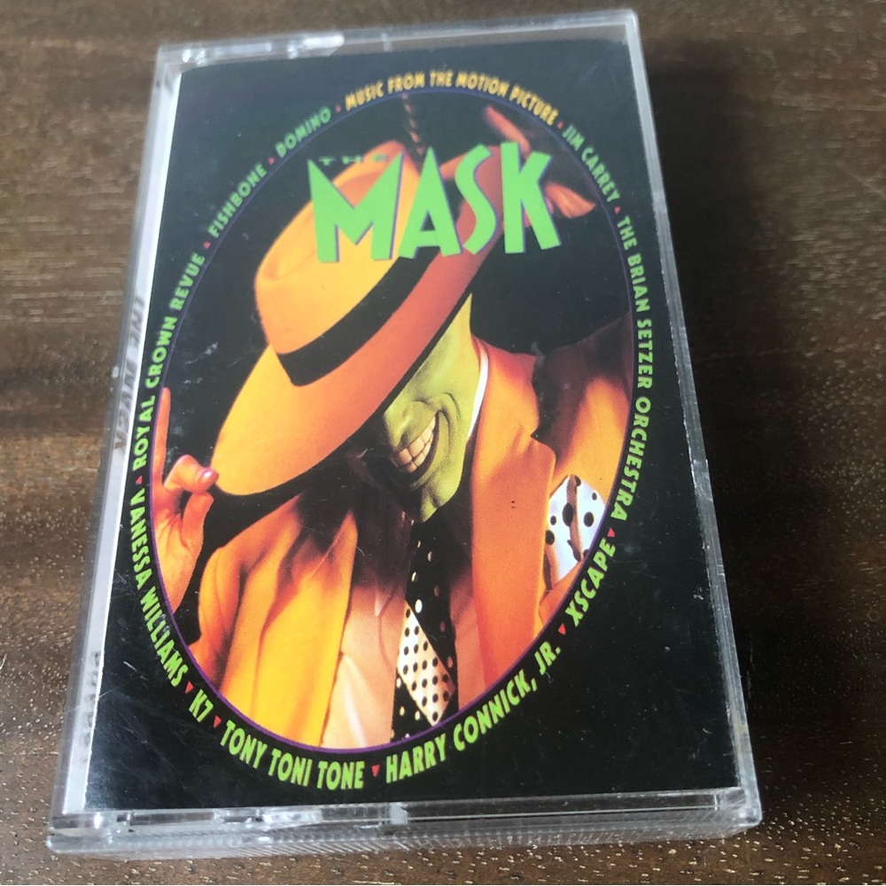The Mask movie soundtrack vintage cassette tape